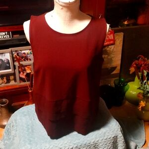 Women's Ann Taylor factory sleeveless blouse